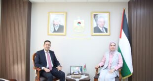 رئيس ديوان الجريدة الرسمية يبحث سبل التعاون المشترك مع رئيس جامعة فلسطين الاهلية