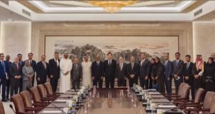 المبعوث الصيني للشرق الأوسط السفير تشاي يلتقي السفراء العرب لدى الصين لتبادل وجهات النظر حول القضية الفلسطينية