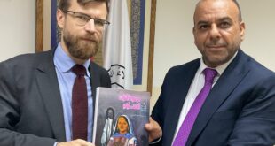 مراد السوداني يبحث مع مدير البيت الروسي في بيت لحم سبل التعاون الثقافي