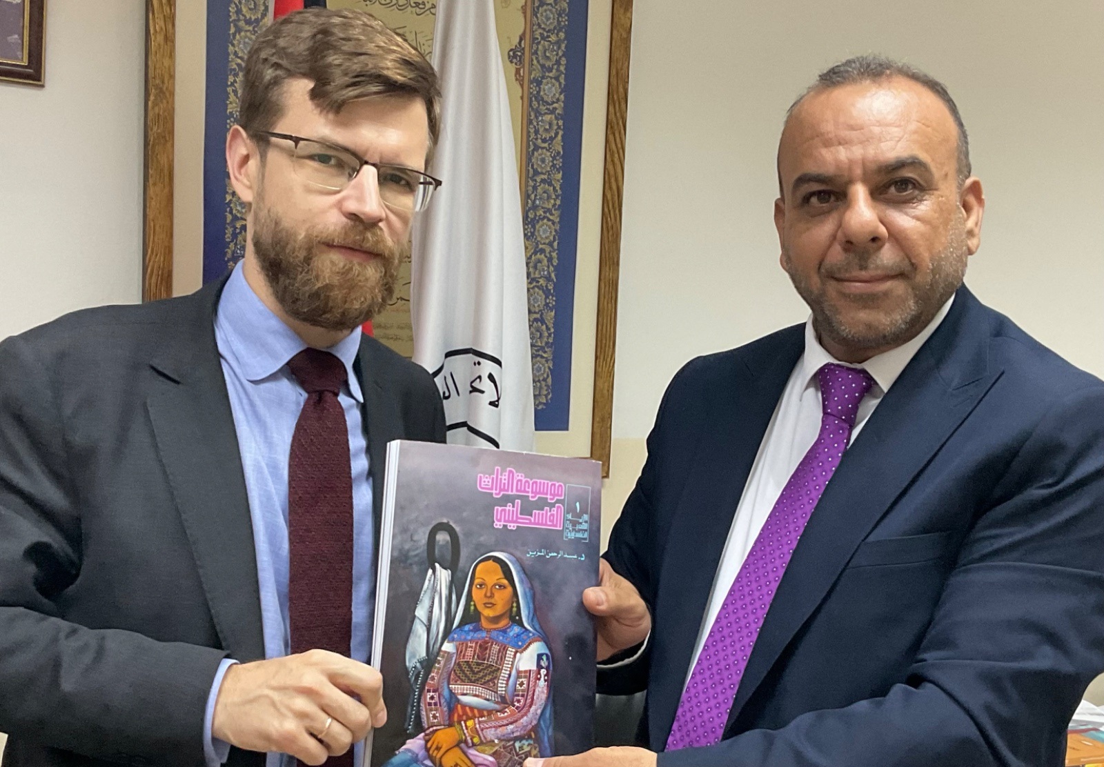 مراد السوداني يبحث مع مدير البيت الروسي في بيت لحم سبل التعاون الثقافي