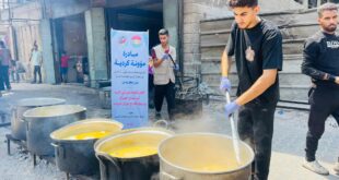 "إجديدة الخيرية" تطلق مبادرة "مؤونة كردية" لتقديم وجبات ساخنة للنازحين في غزة