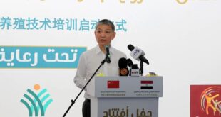 السفير الصيني لدى مصر لياو ليتشيانغ يشارك فى افتتاح مشروع مبادرة أمل جديد للتمكين الاقتصادي