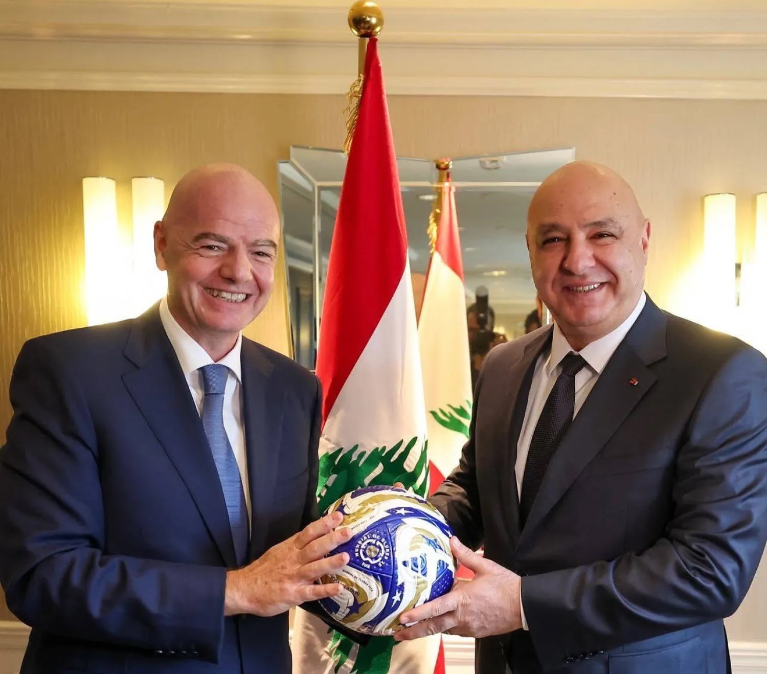 الرئيس اللبناني عون يلتقي رئيس « فيفا » في نيويورك