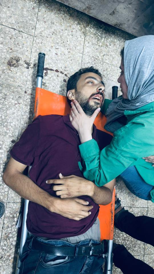 استشهاد الصحفي يحيى رزق في قصف إسرائيلي وسط قطاع غزة