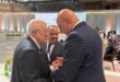 الرئيس محمود عباس يلتقي الرئيس اللبناني في الدوحة