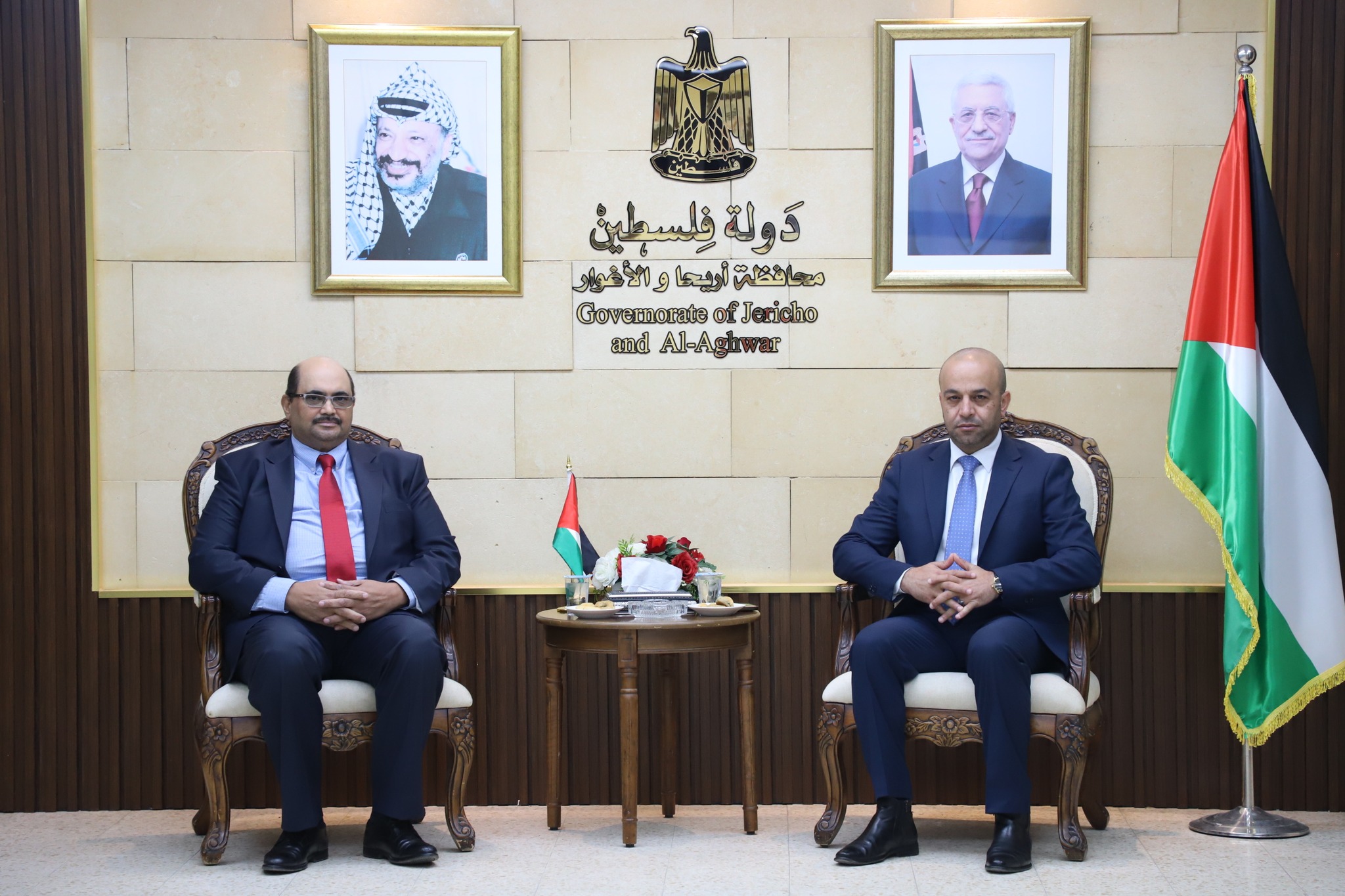محافظ أريحا والأغوار يستقبل سفير جمهورية جنوب إفريقيا