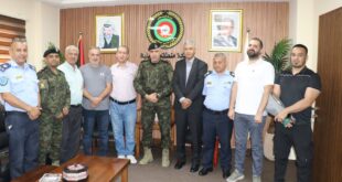 التوجيه السياسي يشارك في اجتماع لجنة العلاقات العامة في ‏قيادة منطقة قلقيلية