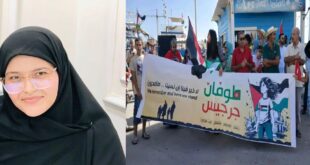 تونس تنتفض لغزة : أهالي جرجيس يرفعون العلم الفلسطيني بين أمواج البحر استعدادًا للانضمام إلى "أسطول الصمود العالمي" ، بقلم : آية مصدق