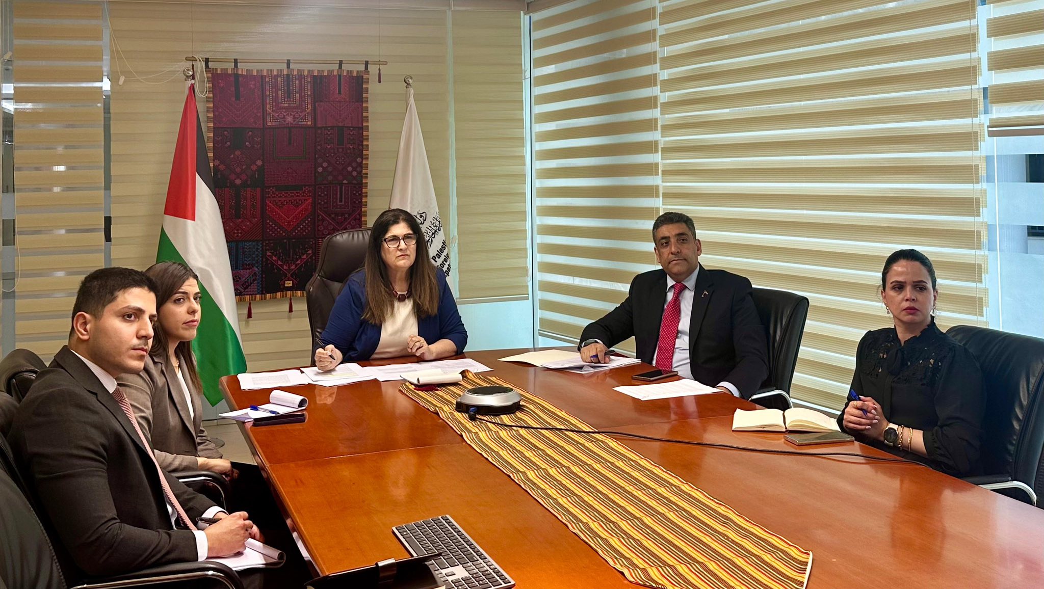 فارسين شاهين تجتمع مع المقررة الخاصة للأمم المتحدة وتؤكد دعم فلسطين لجهودها