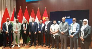 وفد من نابلس يشارك في دورة الإعلاميين الشباب للدول العربية والتي تقام في الصين