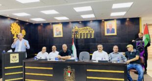 ‏ التوجيه السياسي في سلفيت تشارك في الفعالية الوطنية المركزية ‏دعمًا للقيادة الفلسطينية
