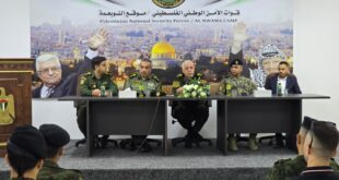 الأمن الوطني في أريحا يستقبل اللواء أنور رجب الناطق الرسمي باسم قوى الأمن الفلسطينية