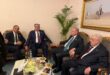 الرئيس محمود عباس يلتقي الرئيس التركي رجب طيب أردوغان في الدوحة