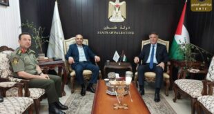 رئيس هيئة التدريب العسكري يزور المشرف العام على الاعلام الرسمي الوزير أحمد عساف