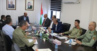 ديوان الرقابة المالية والإدارية يستقبل وفداً من جهاز الاستخبارات العسكرية الفلسطينية