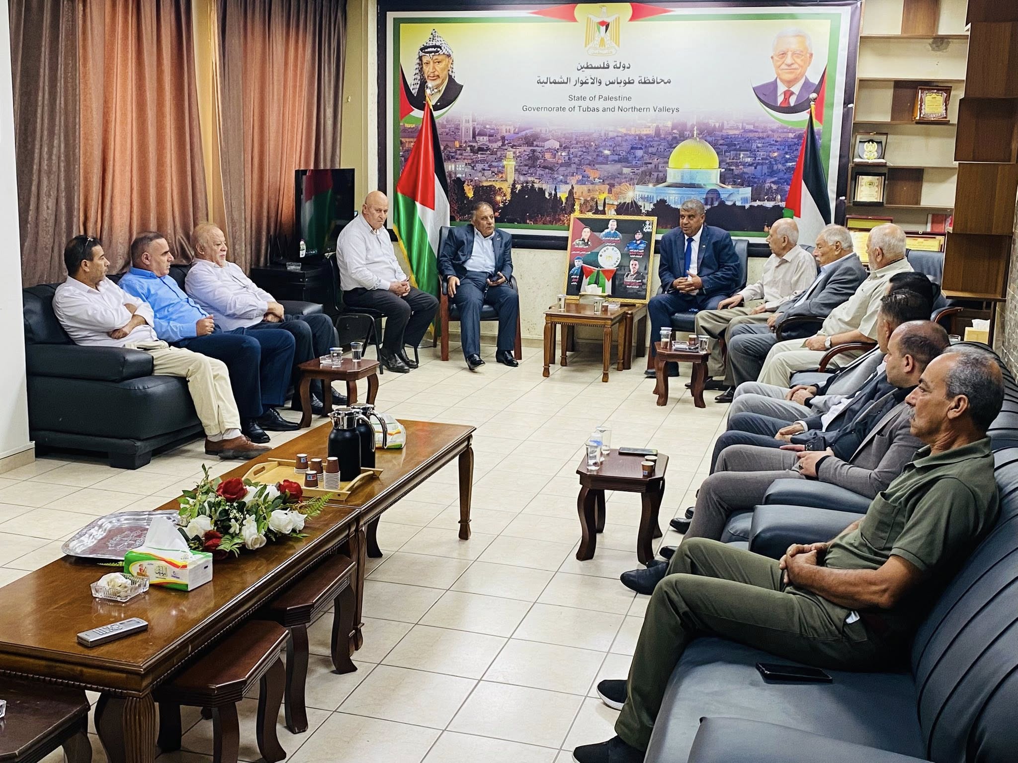 محافظ طوباس و الاغوار الشمالية احمد اسعد يثمن جهود لجنة الاصلاح المركزية