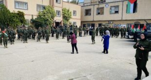 سلفيت : التوجيه السياسي والمؤسسة الأمنية ينظمان فعالية رفع العلم ‏الفلسطيني في قيادة المنطقة