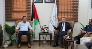 غرفة تجارة وصناعة محافظة الخليل تستقبل مدير الأمن الوقائي في المحافظة اللواء هلال عبد الحق "ابو الصامد"