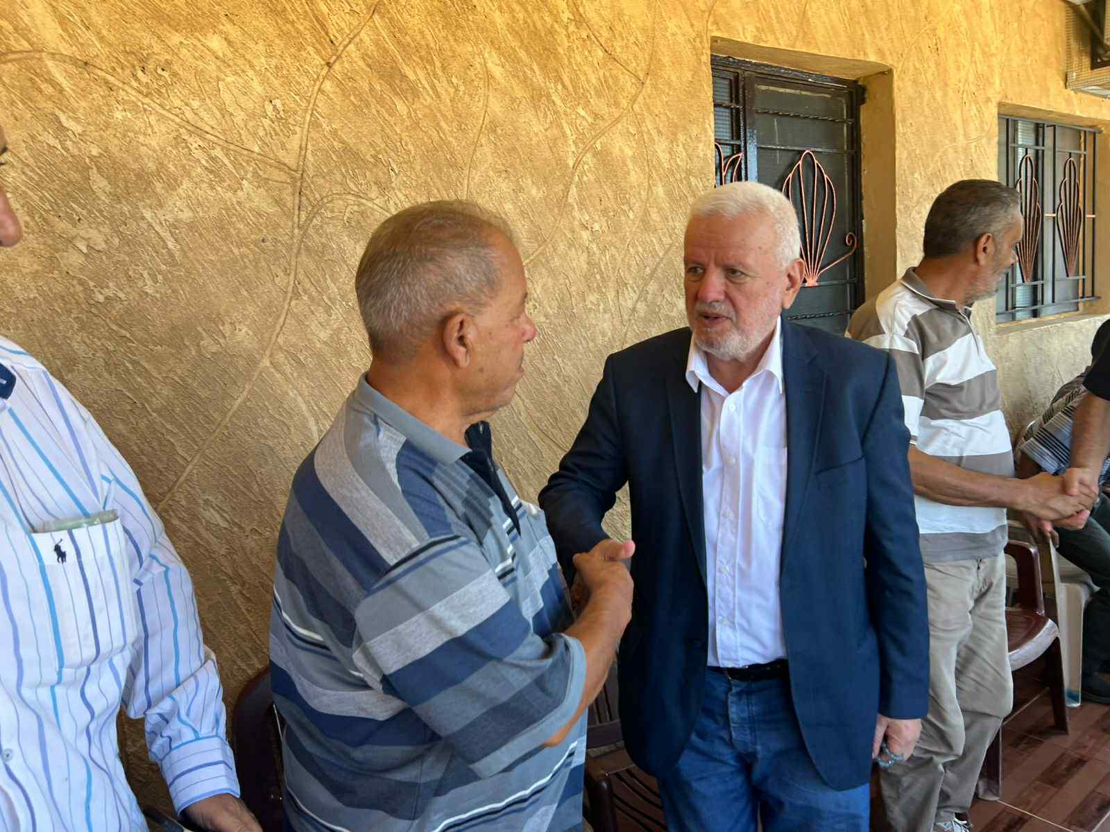 أبو العردات على رأس وفد من حركة "فتح" يعزي بالراحل الشهيد اللواء أبو علي طانيوس