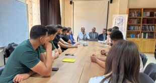 وفد من جامعة الاستقلال يزور البيت الروسي للعلوم و الثقافة ويهنئ مديره تيموفي بوكوف