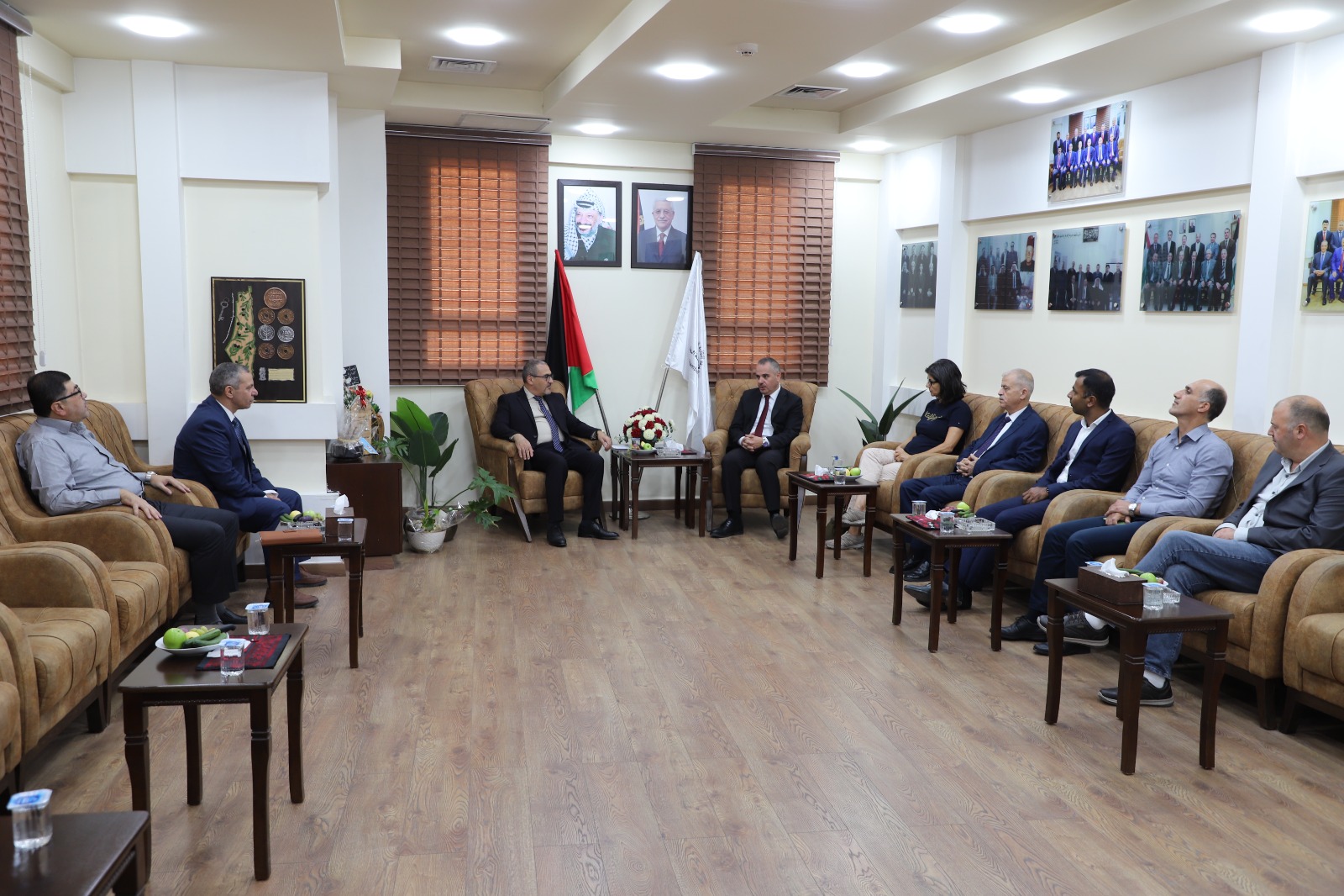 غرفة تجارة وصناعة محافظة الخليل تستقبل وفداً من الأمم المتحدة