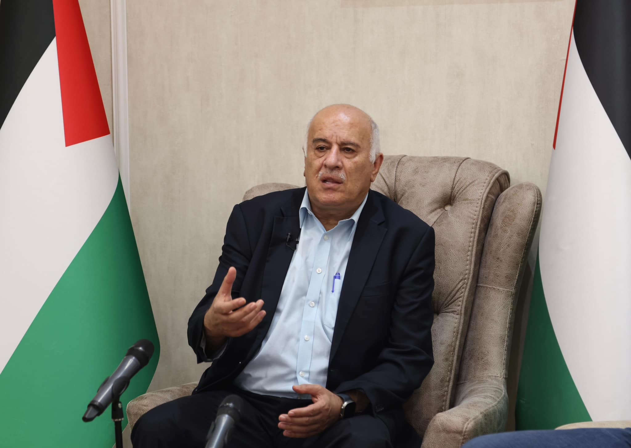 الرجوب : نأمل أن يشكل اتفاق غزة مقدمة لوقف العدوان على كافة الأراضي الفلسطينية