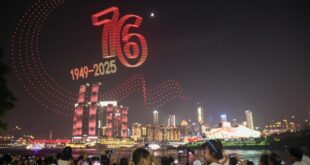مشاهد من احتفال العيد الوطني لجمهورية الصين الشعبية