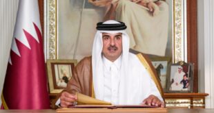 أمير قطر الشيخ تميم بن حمد : قطاع غزة جزء لا يتجزأ من الدولة الفلسطينية الموحدة