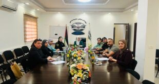 التوجيه السياسي والوطني في بيت لحم يشارك في اجتماع لجنة النوع الاجتماعي