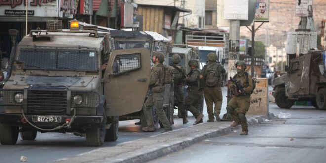 قوات الاحتلال تقتحم مدينة نابلس