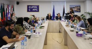 منى الخليلي : نشيد في جهود بعثة الاتحاد الأُوروبي لدعم الشرطة الفلسطينية وسيادة القانون