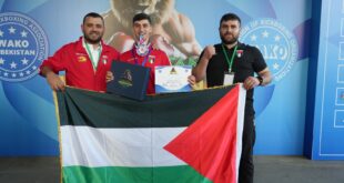 فلسطين تحرز ميدالية فضية في كأس العالم المفتوحة للكيك بوكسينغ