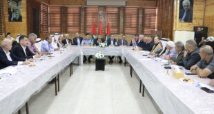 لقاء في محافظة الخليل بعنوان " اثر العشائر على تطبيق القانون "