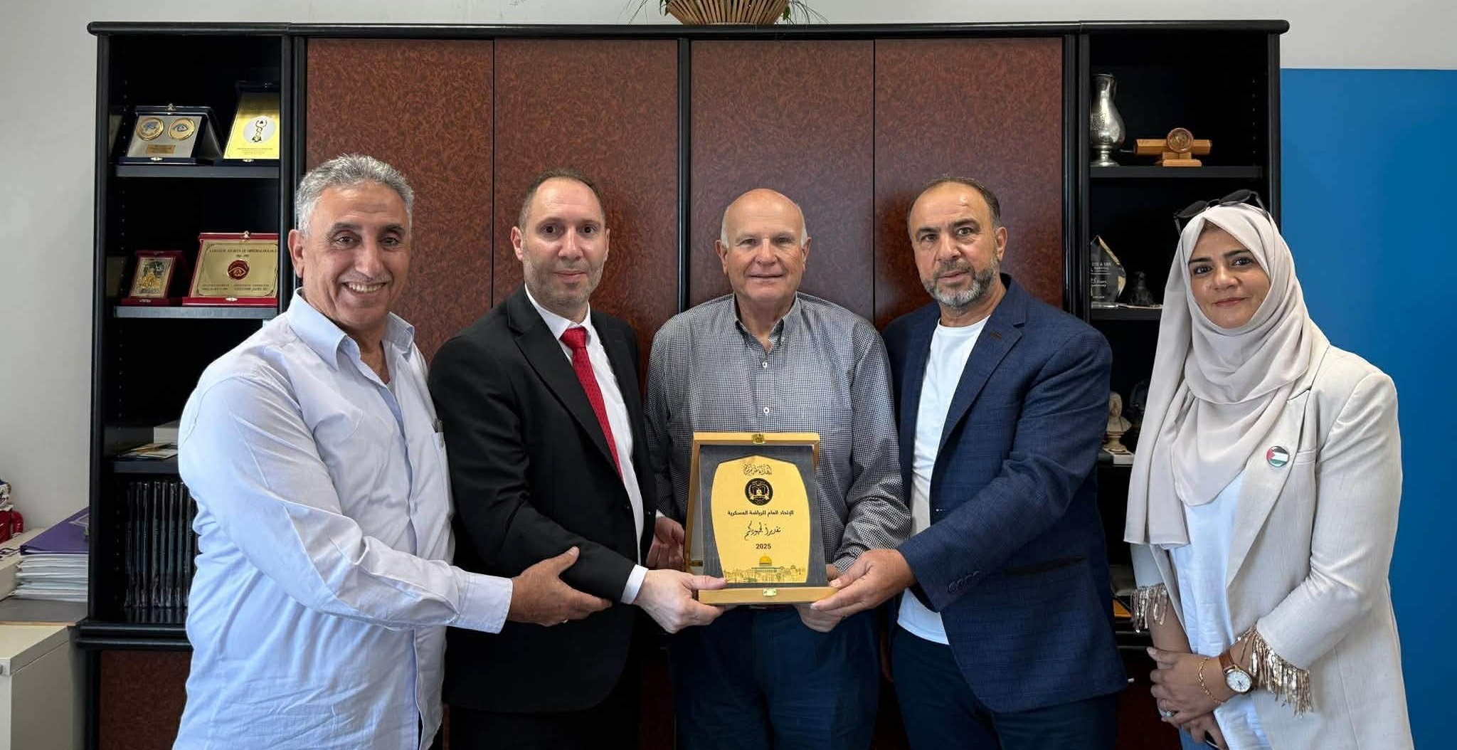 الرياضة العسكرية الفلسطينية تزور اللجنة الأولمبية اللبنانية لبحث سبل التعاون الرياضي المشترك