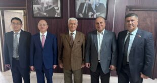 عباس زكي يستقبل السفير الصيني تسنغ جيشين