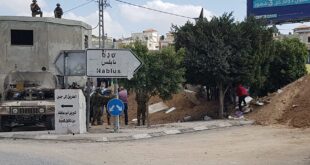 الاحتلال يغلق شارع جنين - نابلس ويمنع المركبات من المرور