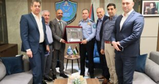 مدير عام الشرطة اللواء علام السقا يستقبل وفداً من اتحاد المقاولين الفلسطينيين برئاسة أحمد القاضي