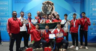وأحرز لاعبو المنتخب الوطني محمد دراغمة، ويامن طاهر، ومنذر شويكي الميداليات الفضية في بطولة كأس العالم للكيك بوكسينغ، واللاعبان حذيفة عبيدو، وحسن بواطنة الميداليتين البرونزيتين.