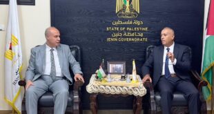 وزير الثقافة عماد حمدان يزور محافظة جنين ويلتقي بالمحافظ كمال أبو الرب