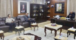 الضابطة الجمركية تلتقي محافظ محافظة جنين الأخ كمال أبو الرب ورئيس بلديتها لبحث التعاون المشترك