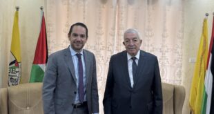 محمود العالول يلتقي القنصل الفرنسي العام ويؤكد على وحدة الأرض الفلسطينية وضرورة تهيئة الأجواء للانتخابات