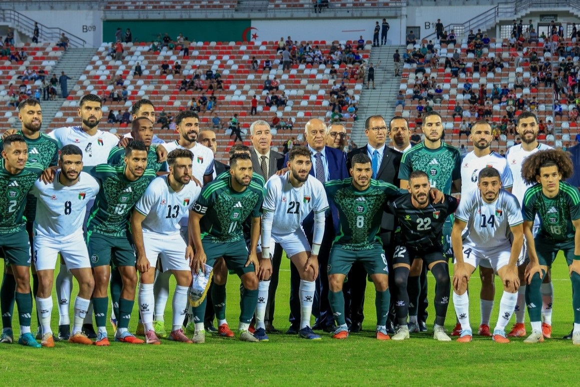 المنتخب الوطني " الفدائي " يفوز على منتخب الجزائر للمحليين بهدف دون رد