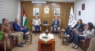 سلطة الأراضي وسلطة المياه تبحثان تخصيص أراضٍ لتنفيذ مشروع استراتيجي لمعالجة المياه في شمال الضفة