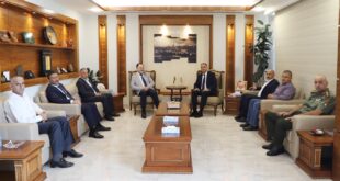 قائد جهاز الاستخبارات العسكرية اللواء الخطيب يستقبل رئيس سلطة المياه ويبحثان التحديات المشتركة