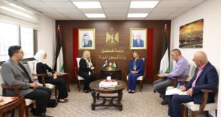 منى الخليلي تستقبل ممثلة جمهورية فنلندا في فلسطين ووفد مؤسسة الرؤية الفلسطينية