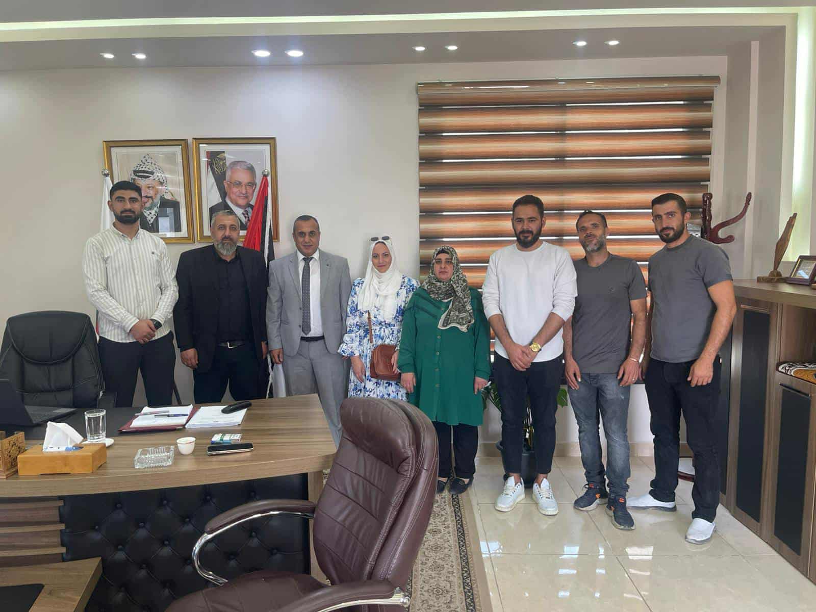 وفد من النضال الشعبي يزور جامعة القدس المفتوحة في سلفيت ويؤكد على دورها الوطني والأكاديمي