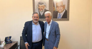 مازن العماد يزور اللواء سمير أبو عفش: تأكيد على وحدة الصف ودعم صمود الشعب الفلسطيني