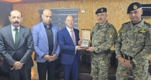 بحضور محافظ حمايل أريحا ، قائد قوات الامن الوطني يكرم السفير الصيني لدى فلسطين تسنغ جيشين