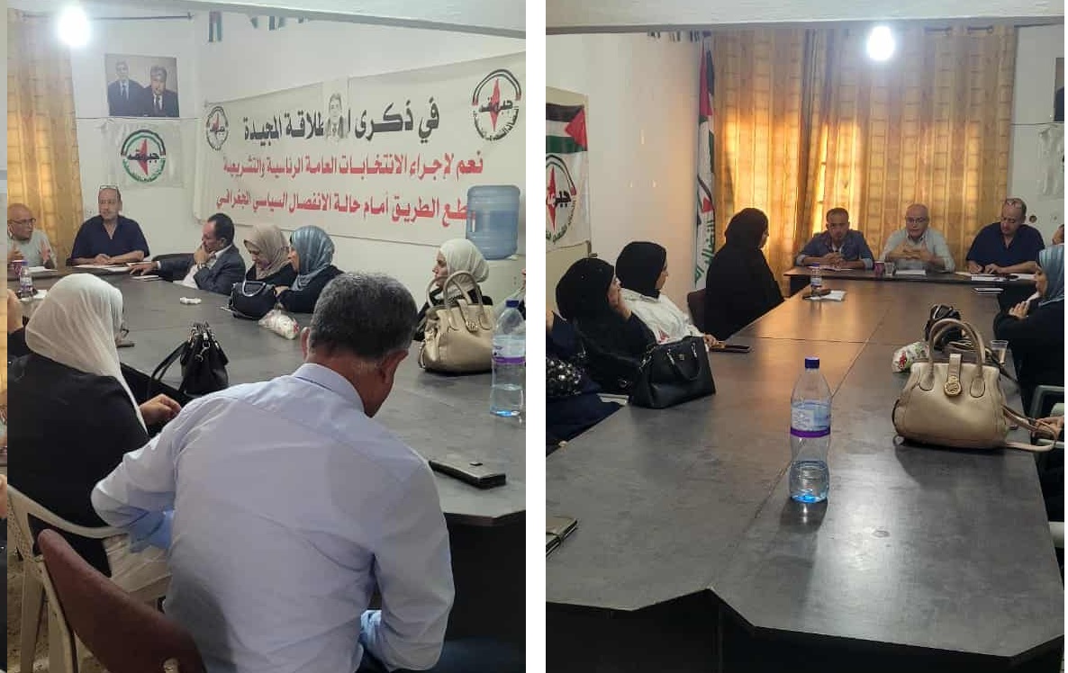 النضال الشعبي في جنين تدعو لخطة عمل وطنية لمعالجة الوضع الاقتصادي وللنازحين من مخيم جنين
