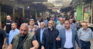 قيادة حركة فتح في لبنان تقوم بجولة وطنية واجتماعية في مخيمي البداوي ونهر البارد